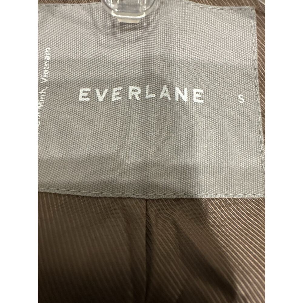 Everlane The Modern Trench Coat Khaki Missing Belt City Coastal Outerwear Small - Picture 9 of 10